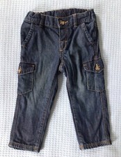 H & M Baby Boys Jeans Fully Lined Warm Size 12 - 18 Months