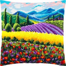 Provence Needlepoint Kit Throw