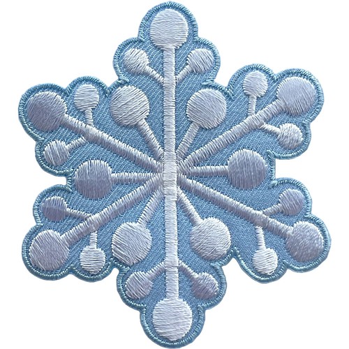 Snowflake patch iron - patch, sew
