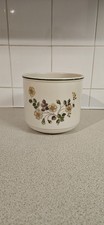 Large Marks And Spencers Autumn Leaves Plant Pot,  Vintage Made In England  15cm