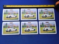Castella Panatellas Cigar. Collectors cards, JAGUAR XK 120 CAR. No 26 X 6