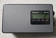 Panasonic Digital RFD10 RF-D10 Portable FM DAB DAB+ Radio station Preset  Black