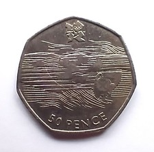 2011 Olympic 50p coins Aquatics
