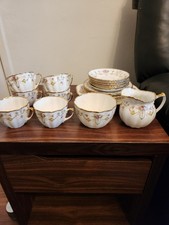 21 Piece Salisbury Bone China Tea Set Floral Pattern