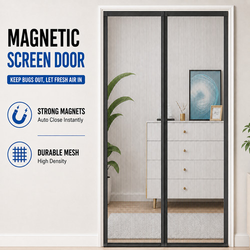 Heavy duty magnetic screen - magnetic,
