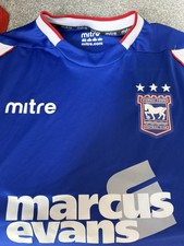 Authentic Ipswich Town 2013-14 Home Football Shirt Size 12/14