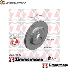 2x BRAKE DISCS 610.3708.20 FOR VOLVO XC90I D5244T5/5244T4/5244T18 2.4L 5cyl