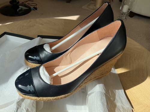 Jaeger navy blue wedge - jaeger,