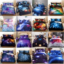 3D Universe Galaxy Duvet Quilt
