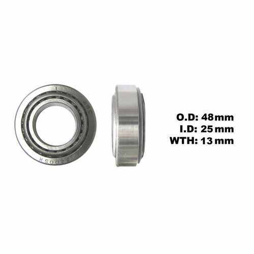 Taper bearing 25x48x13 fits - 25x48x13,