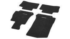 Genuine Mercedes-Benz Black Velour Floor Mats Set 253 GLC A25368001489J74