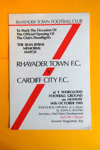1985 rhayader town v - rhayader,