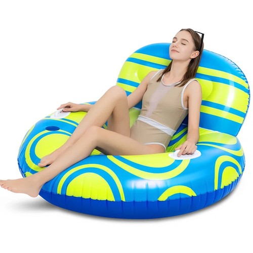 Pool lounger with big - big, seatback