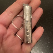 925 Silver Trinket Keepsake /pill Holder Pendant On Chain Necklace 18g Maker CME