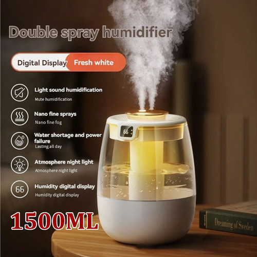 Humidifiers for bedroom - 1.5l,