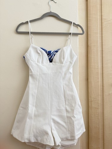 White playsuit - playsuit,