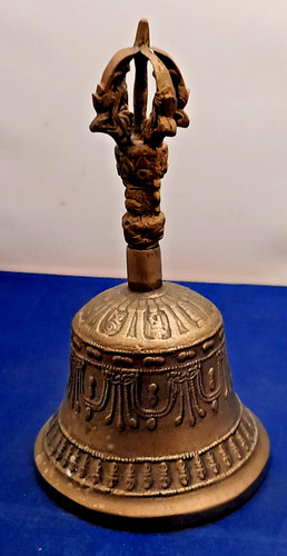 Vintage bronze tibetan - vintage, temple