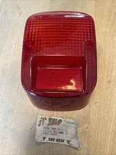 Replacement Velo Suzuki TS100 TS125 DR125 DR250 Taillight Lens. 35712-38221. NOS