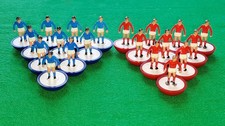 Subbuteo Lightweight LW Ref No 1, 2 Generic Red Blue Various Teams Players Bases