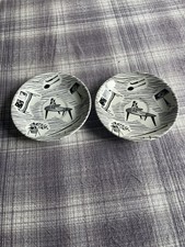 Homemaker Ridgway Potteries Tea Saucers Retro X2 Enid Seeny