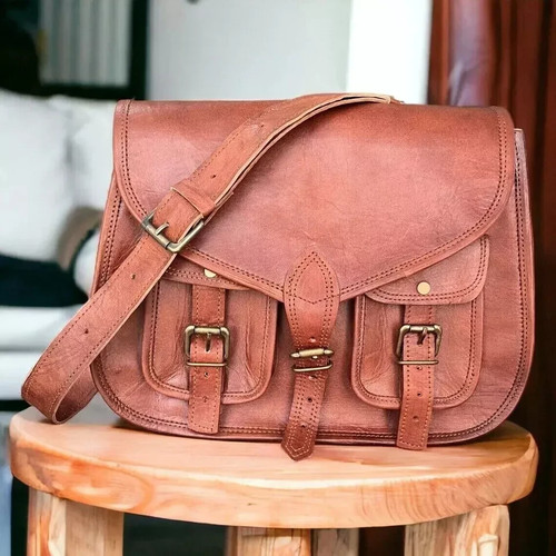 Bag leather goat genuine - goat,
