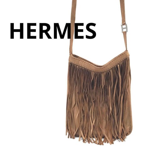 Hermes toudou fringe pochette - hermes,