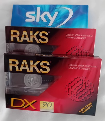 Blank audio cassette tapes - x, 3