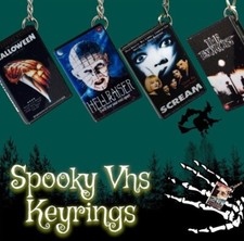 Mini VHS Box Keyrings Horror Movie Film Edition - Nostalgic Retro Film Keychains