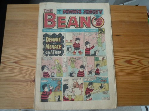 Vintage beano comic aug 8th - ,