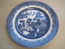 1 x Churchill China Vintage Blue Willow Pattern 10.5" Dinner Plate MORE AVAIL.