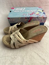 Skechers wedge sandals UK 4