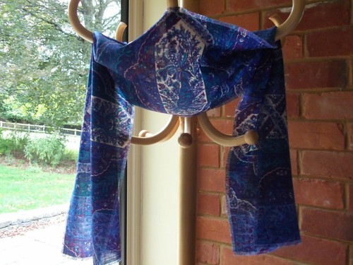 Long scarf floral liberty - floral,