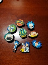 9 Rick And Morty Croc Charms