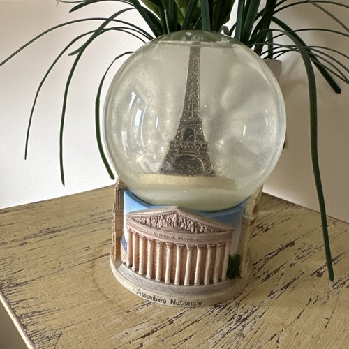 Vintage paris snow globe - vintage,