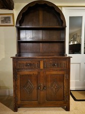 Jaycee Vintage Solid Oak Welsh Dresser Mid Century