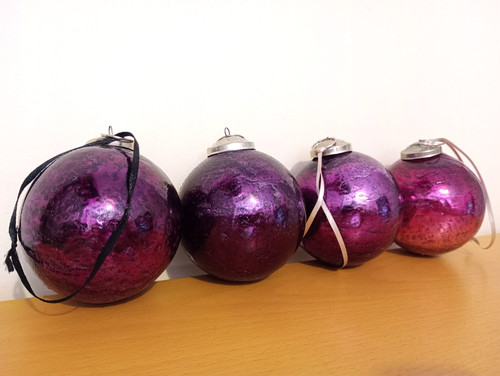 Kugel style purple crackle - 4,