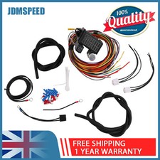 8 Circuit Wire Harness Universal Fuse Wire Harness Kit Fit Muscle Car Truck