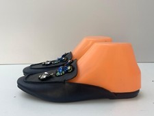 PRIMARK LADIES SLIPPERS BLACK EASY WEAR SLIDERS SANDAL UK SIZE 4 EUR 37 - B1