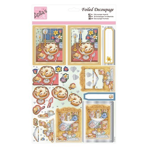 Anitas foiled decoupage - anitas,