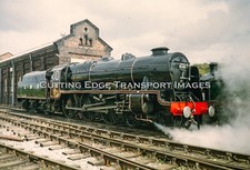 Original Railway Slide: 6115 Scots Guardsman at Dinting 1980s      44/578/119