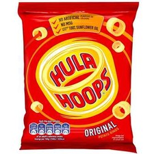 Hula Hoops Original Snack Crisps 32 x 34g Full Box Pack