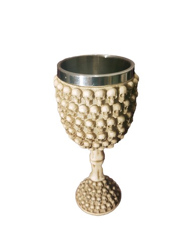Gothic skull goblet - skull, chalice