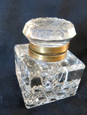 Vintage square crystal glass - vintage,