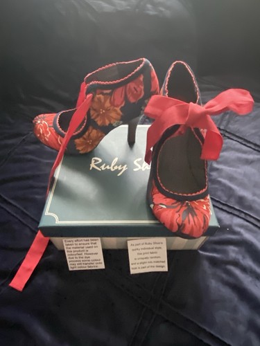 Ruby shoo willow navy coral - ruby,