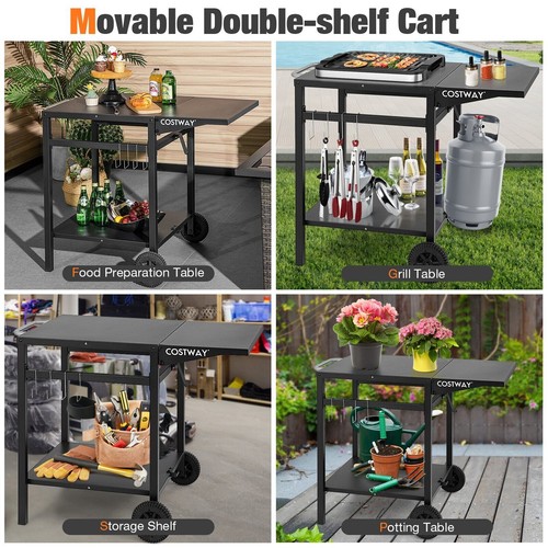 Grill dining cart double - dining,