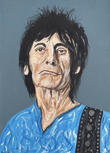 Ronnie wood from the rolling - ronnie,