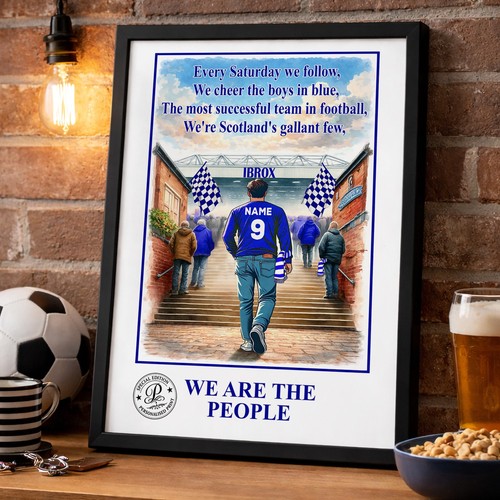 Personalised glasgow rangers - personalised,