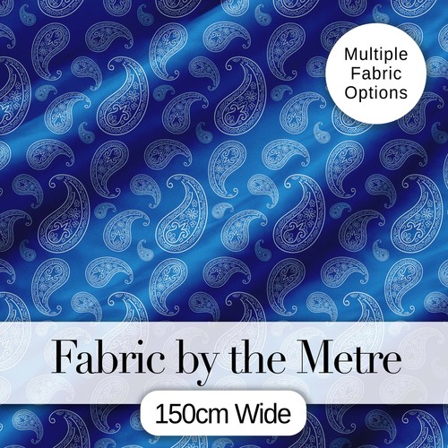 Royal blue paisley vintage - royal,