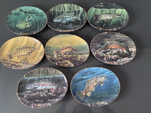 Vintage freshwater game fish - 8,