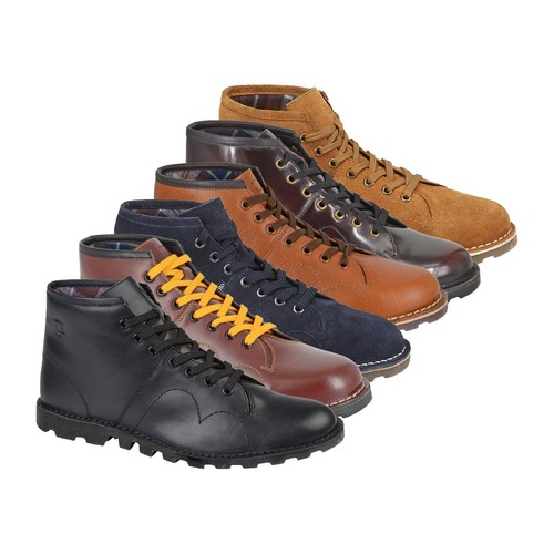Grafters leather monkey boots - leather,